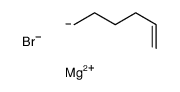 magnesium,hex-1-ene,bromide structure
