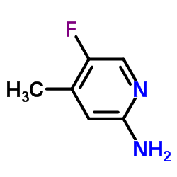 4-甲基-2-氨基-5-氟吡啶结构式