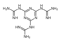 2,4,6-triguanidino-1,3,5-triazine Structure