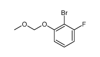2-BROMO-1-FLUORO-3-(METHOXYMETHOXY)BENZENE Structure