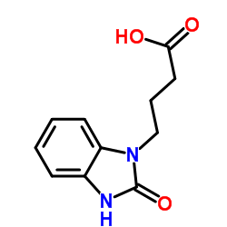 2,3-二氢-2-氧-1H-苯并咪唑-1-丁酸结构式