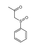 1-(benzenesulfinyl)propan-2-one结构式