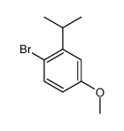 1-bromo-2-isopropyl-4-methoxybenzene Structure
