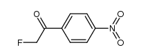 2-fluoro-1-(4-nitrophenyl)ethanone结构式