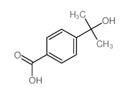 4-(2-Hydroxy-2-propyl)benzoic Acid Structure