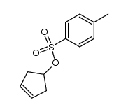 3-Cyclopenten-1-ol, 4-methylbenzenesulfonate Structure