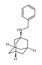 N-苄基-1-氨基金刚烷结构式
