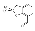 2,2-二甲基-2,3-二羟基-1-苯并呋喃-7-甲醛结构式