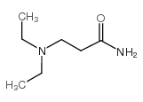3-二乙基氨基丙酰胺结构式
