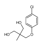 2-[(p-Chlorophenoxy)methyl]-2-methyl-1,3-propanediol Structure