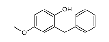 2-benzyl-4-methoxyphenol Structure