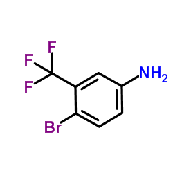 4-溴-3-(三氟甲基)苯胺结构式