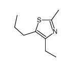 4-ethyl-2-methyl-5-propyl-1,3-thiazole结构式