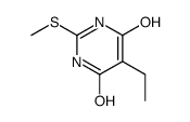 5-ethyl-4-hydroxy-2-methylsulfanyl-1H-pyrimidin-6-one结构式