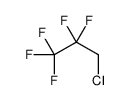 3-Chloro-1,1,1,2,3-pentafluoropropane结构式