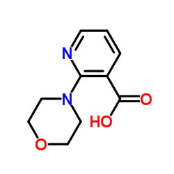 2-(4-吗啉基)烟酸结构式