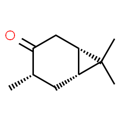 (1α,4β,6α)-4,7,7-trimethylbicyclo[4.1.0]heptan-3-one结构式