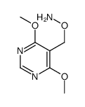 (9CI)-5-[(氨基氧基)甲基]-4,6-二甲氧基嘧啶结构式