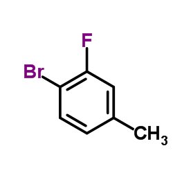 3-氟-4-溴甲苯结构式