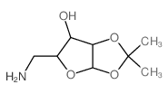 a-D-Xylofuranose,5-amino-5-deoxy-1,2-O-(1-methylethylidene)-结构式