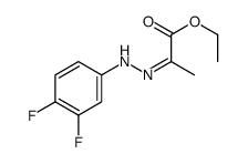2-[2-(3,4-二氟苯基)亚肼基]-丙酸乙酯结构式