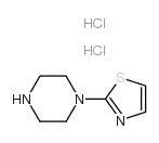 1-(噻唑-2-基)哌嗪二盐酸盐结构式