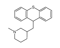 1-甲基-3-(9H-噻吨-9-甲基)哌啶结构式