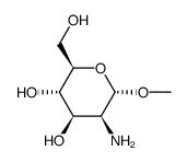 methyl α-D-mannosamine Structure