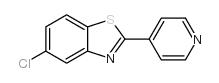 5-氯-2-(吡啶-4-基)苯并[d]噻唑结构式