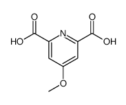 4-甲氧基吡啶-2,6-二羧酸结构式