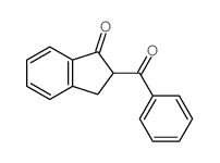 2-benzoyl-2,3-dihydroinden-1-one Structure