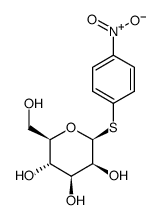 4-Nitrophenylb-D-thiomannopyranoside Structure