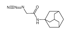 2-azido-N-(1-adamantyl)acetamide结构式