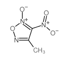 1,2,5-Oxadiazole,3-methyl-4-nitro-, 5-oxide结构式