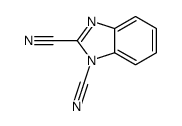 1H-Benzimidazole-1,2-dicarbonitrile(9CI) Structure