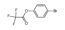 Trifluoressigsaeure-p-brom-phenylester结构式