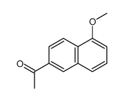 1-(5-methoxynaphthalen-2-yl)ethanone结构式