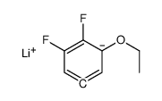 lithium,1-ethoxy-2,3-difluorobenzene-5-ide结构式
