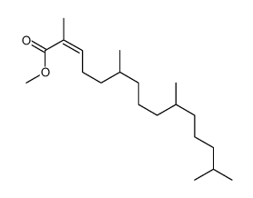 methyl 2,6,10,14-tetramethylpentadec-2-enoate Structure