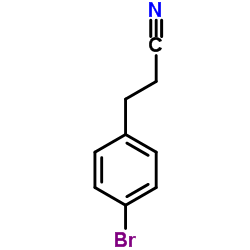 3-(4-溴苯基)丙腈结构式