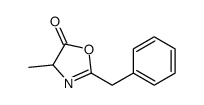2-benzyl-4-methyl-4H-1,3-oxazol-5-one结构式