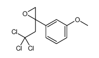 2-(3-methoxyphenyl)-2-(2,2,2-trichloroethyl)oxirane Structure