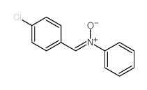 (4-chlorophenyl)methylidene-oxido-phenyl-azanium Structure