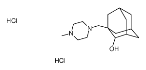 1-[(4-甲基哌嗪-1-基)甲基]金刚烷-2-醇双盐酸盐结构式