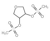 3,4-Furandiol,tetrahydro-, dimethanesulfonate, cis- (9CI) Structure