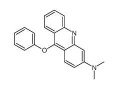 N,N-dimethyl-9-phenoxyacridin-3-amine结构式