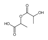 2-(2-hydroxy-1-oxopropoxy)propionic acid Structure