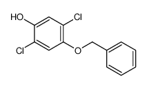 4-苄氧基-2,5-二氯苯酚结构式