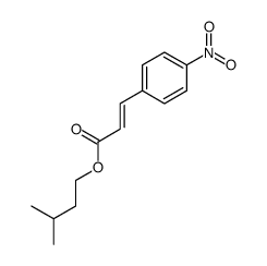 3-methylbutyl 3-(4-nitrophenyl)prop-2-enoate Structure