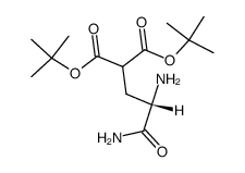 L-(+)-γ-Carboxyglutaminsaeure-1-amid-γ,γ'-di-t-butylester Structure